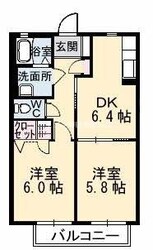 メゾン・アンジュＢ棟の物件間取画像